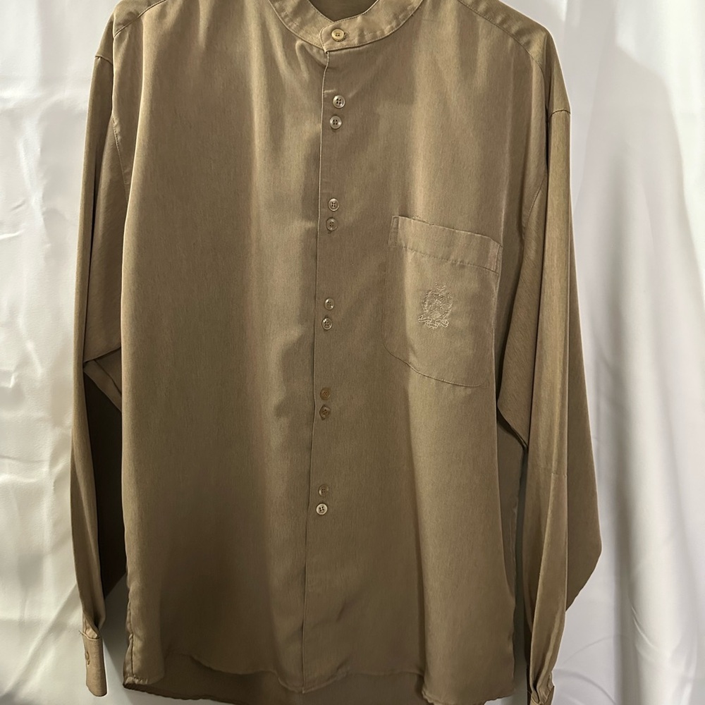 YB Young Blood - Taupe Button-Up Shirt